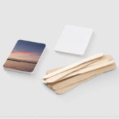 フロリダ鍵付きハンドファン日没の写真1面 ハンドファン (組立なし)