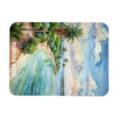 フロリダ鍵国立公園ウォーター絵を描カラー マグネット (横)