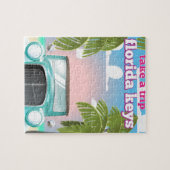 フロリダ鍵旅行ポスター ジグソーパズル (横)