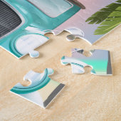 フロリダ鍵旅行ポスター ジグソーパズル (側面)