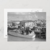 フロリダ鍵魚釣り, 1938 ポストカード (正面/裏面)
