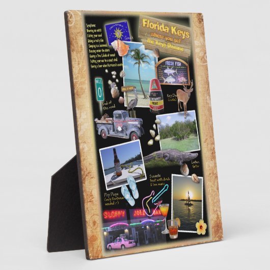 フロリダ鍵 フォトプラーク (側面)