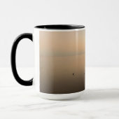 フロリダ鏡スチル海サンライズナチュラルフォト マグカップ (左)