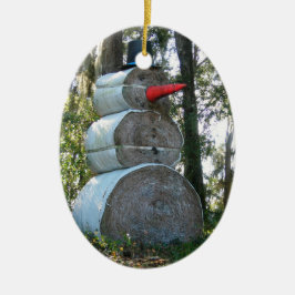 フロリダ雪だるまオーナメント セラミックオーナメント