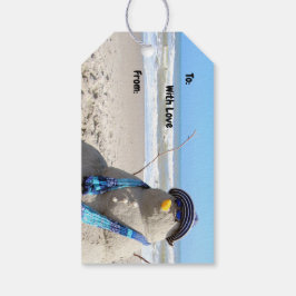 フロリダ雪だるま-ビーチ – クリスマスプレゼントラベル ギフトタグ