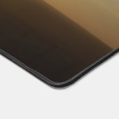 フロリダ霧の朝の日の出の自然写真 デスクマット (コーナー)