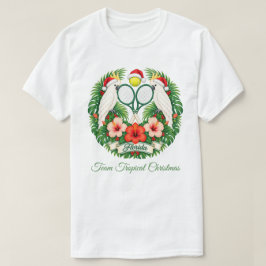 フロリダ風クリスマステニスTシャツ Tシャツ