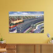 フロリダ高地の銀流星「船」 キャンバスプリント (インサイチュ (リビング))