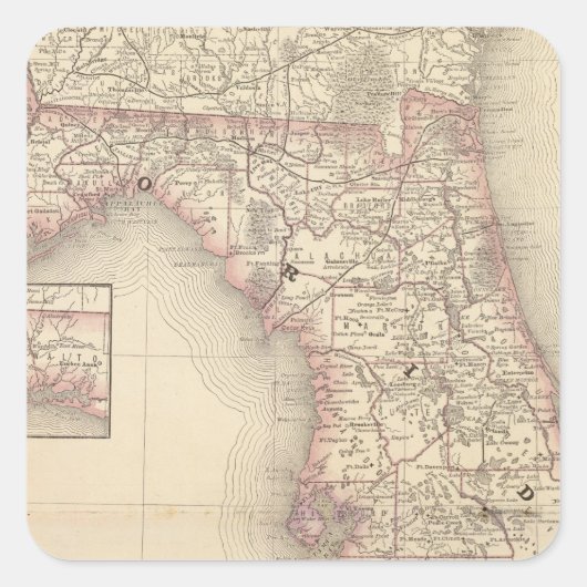 フロリダ10 スクエアシール (正面)