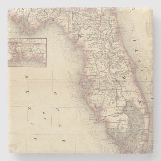 フロリダ10 2 ストーンコースター (正面)