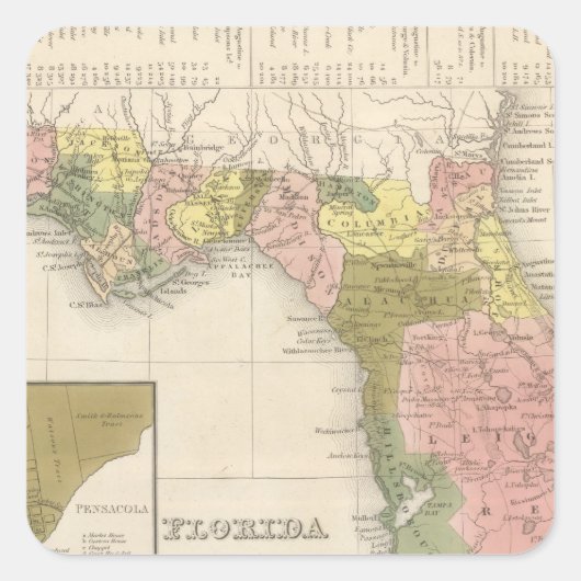 フロリダ12 スクエアシール (正面)