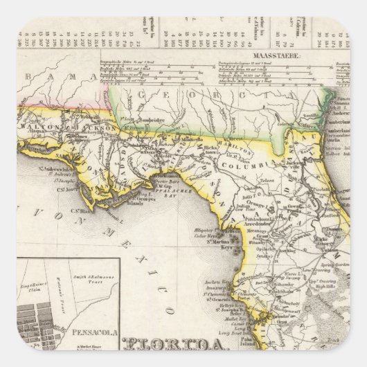 フロリダ14 スクエアシール (正面)