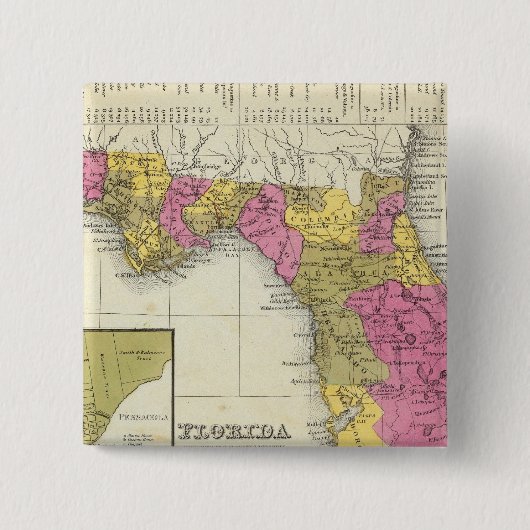 フロリダ4 缶バッジ (正面)