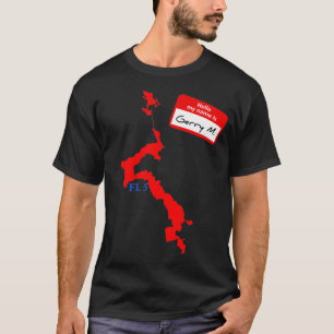 フロリダ5地区ゲリマンダリング男性用Tシャツ Tシャツ