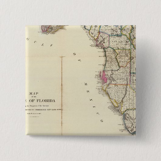 フロリダ8 缶バッジ (正面)