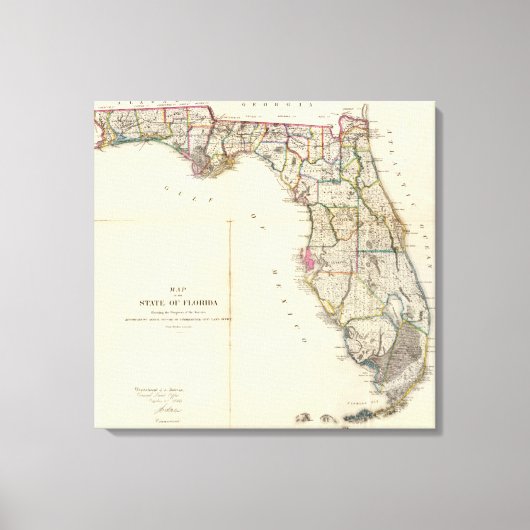 フロリダ9 キャンバスプリント (正面)