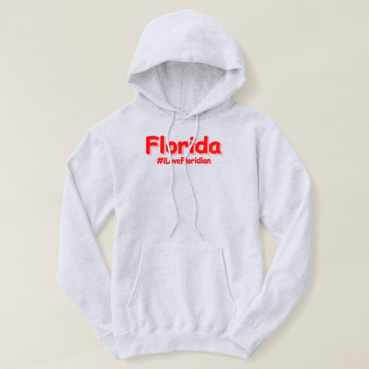 "フロリダ"かわいいデザイン。買今 パーカ (デザイン正面)