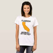 フロリダ - アメリカの助けを求める叫び Tシャツ (正面フル)