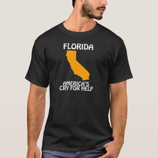 フロリダ - アメリカの助けを求める声 Tシャツ (正面)
