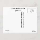 フロリダ、アンナ・マリア島、おもしろい・オン・ザ・ビーチ ポストカード (裏面)