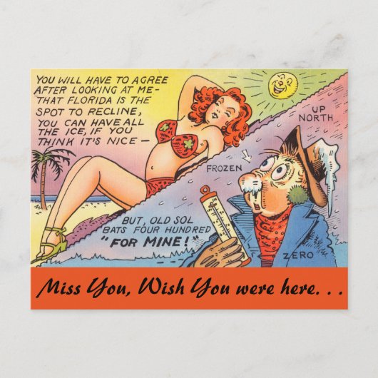 フロリダ、ウィンターズ ポストカード (正面)