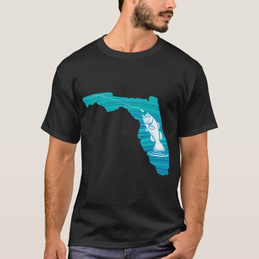 フロリダ・ウェーブ・フィッシング Tシャツ (正面)