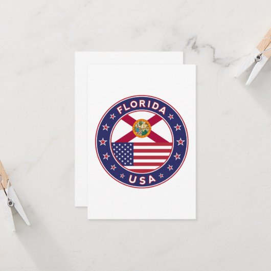 フロリダ カード (正面/裏面インサイチュ)