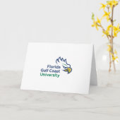 フロリダ・ガルフコースト大学の卒業式 カード (黄色い花)
