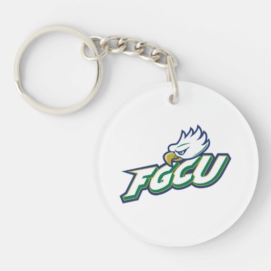 フロリダ・ガルフコースト大学 | FGCU アズール・イーグルス キーホルダー (正面)