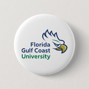 フロリダ・ガルフコースト大学 FGCU アズール・イーグルス 缶バッジ