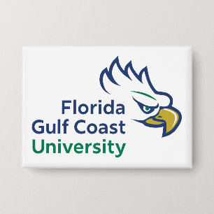 フロリダ・ガルフコースト大学 FGCU アズール・イーグルス 缶バッジ