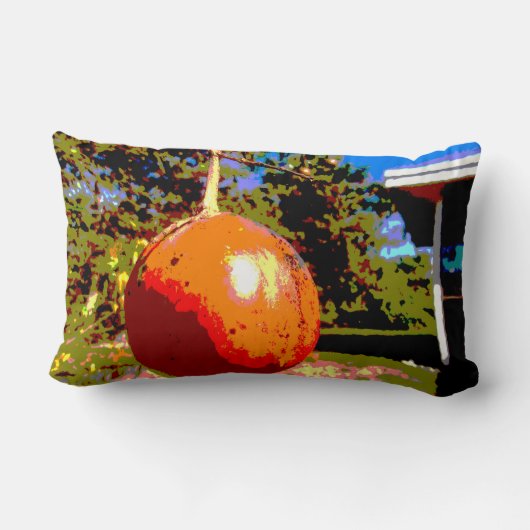 フロリダ・サンシャイン州ザクロの木 ランバークッション (裏面)