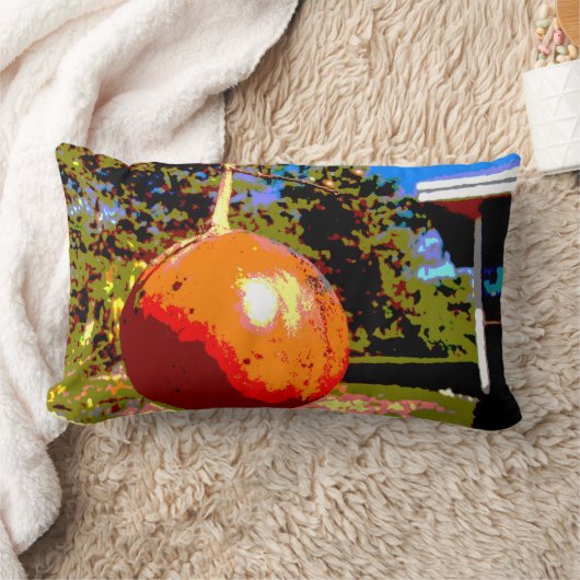 フロリダ・サンシャイン州ザクロの木 ランバークッション (ブランケット)