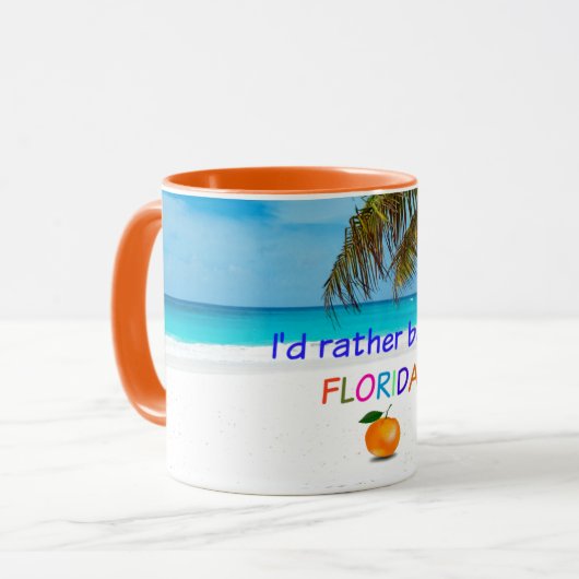 フロリダ・ツートーン・コーヒー・マグにいたいのですが マグカップ (正面左)