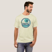 フロリダ デルレイ・ビーチ ヤシの木 鳥 Tシャツ (正面フル)