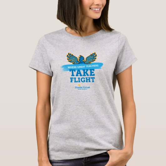 フロリダ・バーチャル・ハイスクール "飛びたて" Tシャツ (正面)