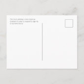 フロリダ・パインリリーの絵葉書 ポストカード (裏面)
