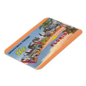 フロリダ、パームビーチマグネット マグネット (左側)