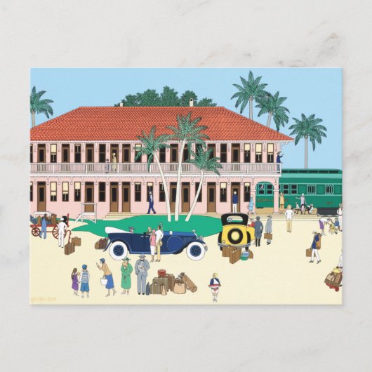 フロリダ – ボカグランデ葉書 ポストカード (正面)