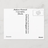 フロリダ、マセソン・ハンモック、コーラルゲーブルズ ポストカード (裏面)