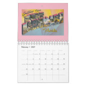 フロリダ、ヴィンテージの年 カレンダー (2月 2027)