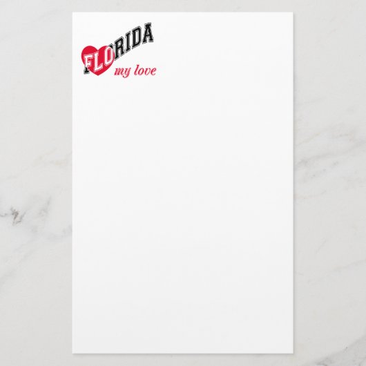 フロリダ 便箋 (正面)