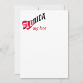 フロリダ 招待状 (正面)