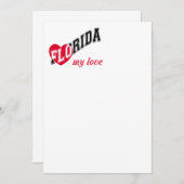 フロリダ 招待状 (正面/裏面)