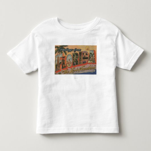 フロリダ-日光の土地 トドラーTシャツ (正面)