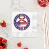 フロリダ 縁ありカクテルナプキン (インサイチュ)