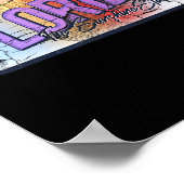 フロリダFlサマーマイアミビベスビーチサンシャイン州 ポスター (角)