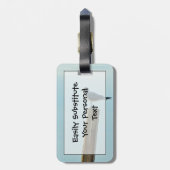 フロリダFring Gull簡単IDパーソナル ラゲッジタグ (裏面縦)