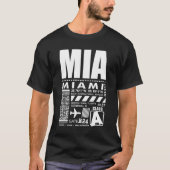 フロリダMIAマイアミエアポート Tシャツ (正面)