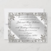 「フロリッシュ 60周年 ダイヤモンド ウェディング アニバーサリー 招待状」 招待状 (裏面)